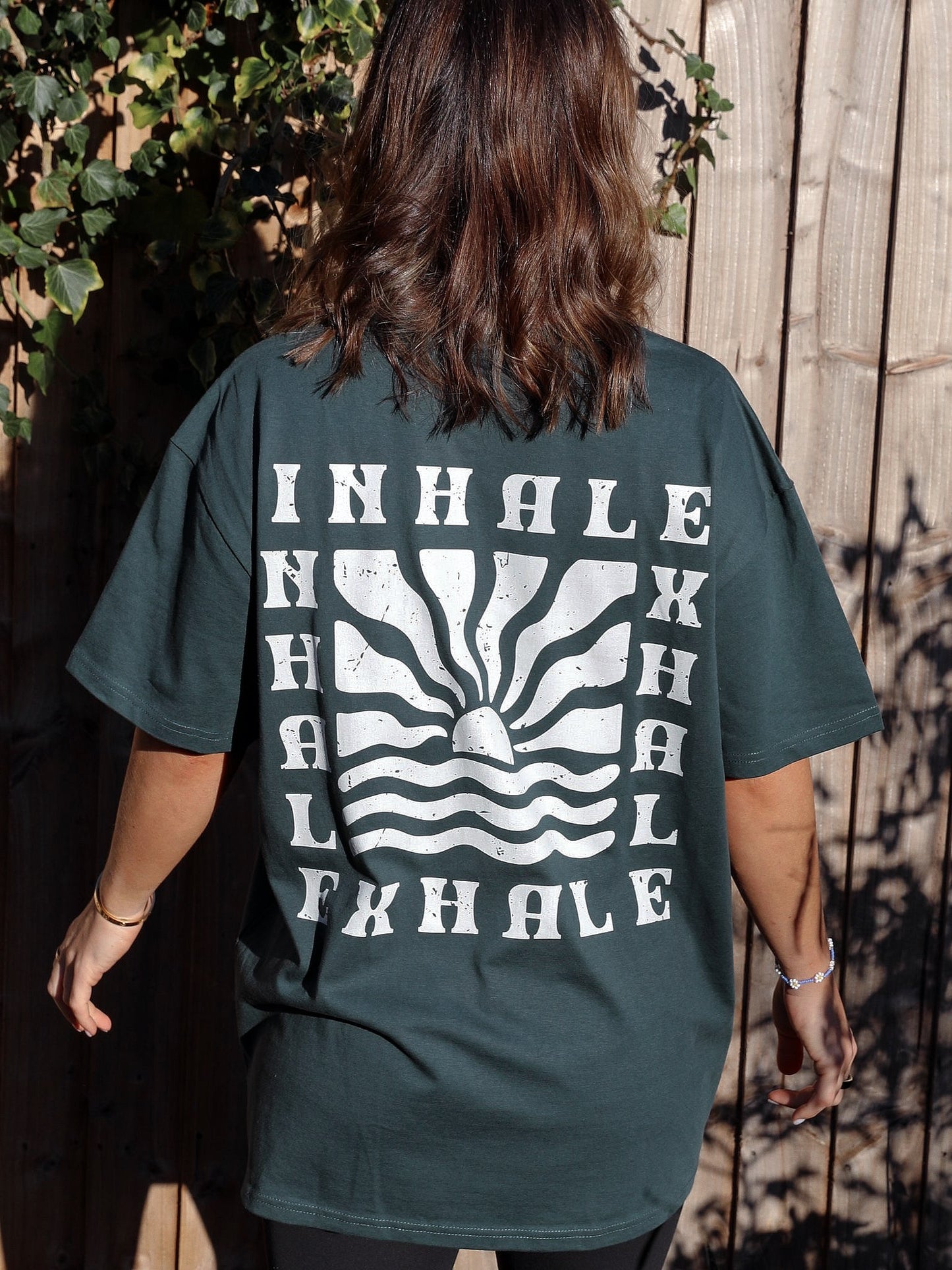 Just Breathe T Bottle Green