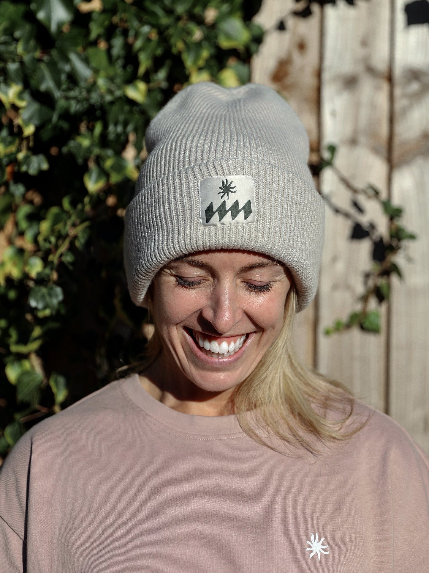 Beanie in Natural Stone
